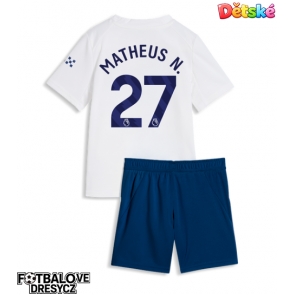 Manchester City Matheus Nunes #27 Dětské Alternativní dres komplet 2026-27 Krátký Rukáv (+ trenýrky)